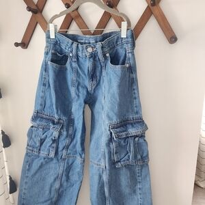 Old Navy Light Blue Cargo Pants